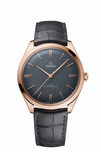 Omega De Ville Trésor Master Chronometer Sedna Gold / Grey Enamel 435.53.40.21.06.001 (43553402106001)